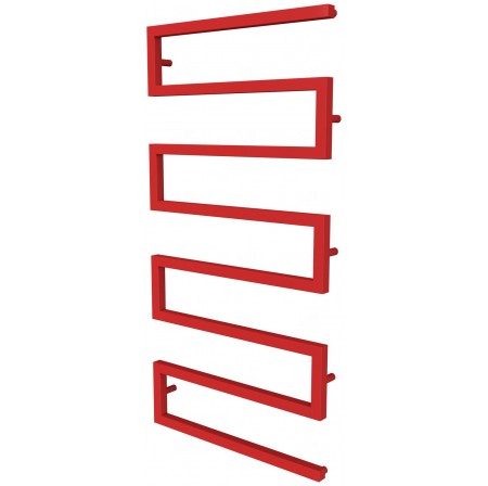 Червона рушникосушилка Ultra 7 RAL3020 змійка 1230x600, red
