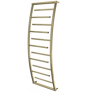 Золота сушарка для рушників Atlantica 11 драбинка 1250x482, gold