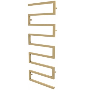 Золота рушникосушка Ultra 8 змійка 1430x550, gold
