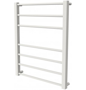 Біла сушка для рушників Sonnet 7 RAL9016 драбинка 650x530, white