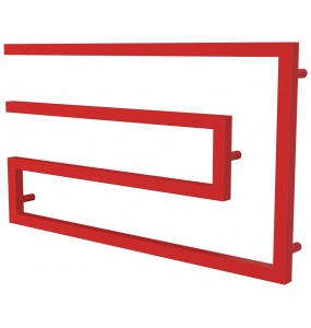 Сушарка для рушників Phyton 7 червона RAL3020 змійка 510x900, red