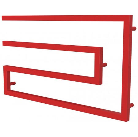 Сушарка для рушників Phyton 7 червона RAL3020 змійка 510x900, red