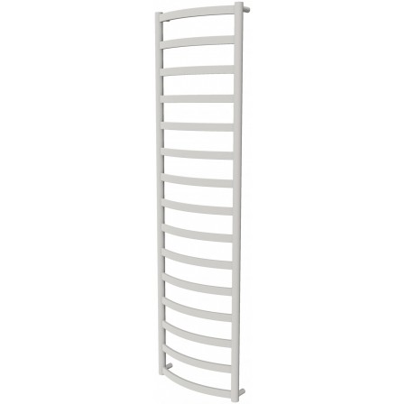 Біла сушка для рушників Maxima 15 RAL9016 драбинка 1550x432, white