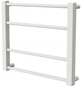 Рушникосушка Sonnet 4 біла RAL9016 драбинка 400x480, white