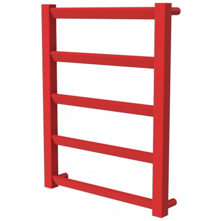 Червона рушникосушка Slide 5 RAL3020 драбинка 550x430, red