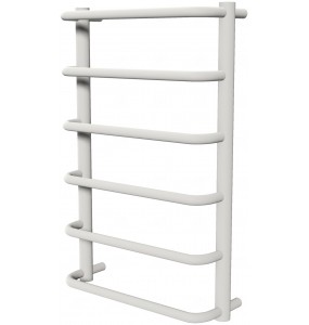 Рушникосушка Modern 6 біла RAL9016 драбинка 650x432, white