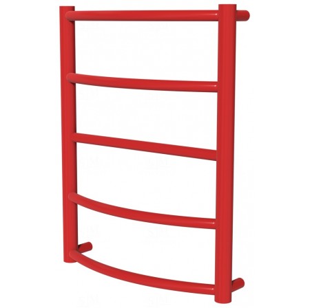 Червона рушникосушилка Classic 5 RAL3020 драбинка 550x432, red