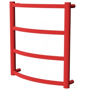 Червона сушарка для рушників Elite 4 RAL3020 драбинка 450x432, red