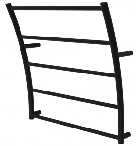Чорна рушникосушка Wave 5 RAL9005 драбинка 540x525, black