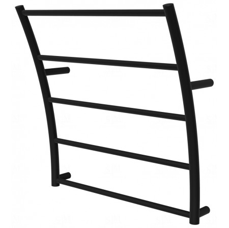 Чорна рушникосушка Wave 5 RAL9005 драбинка 540x525, black