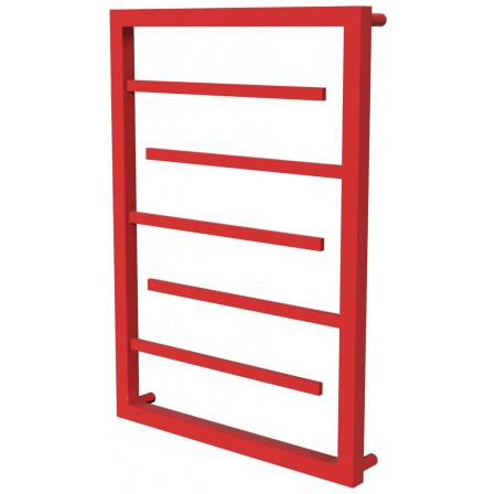 Червона рушникосушка Prestige 5 RAL3020 драбинка 650x530, red