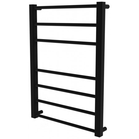 Чорна сушарка для рушників Sonnet 7 RAL9005 драбинка 650x480, black
