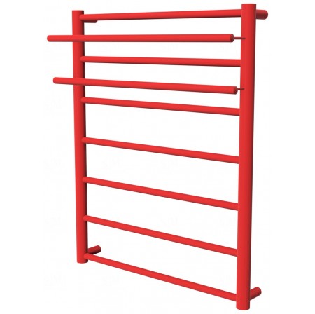 Червона рушникосушка Elegant 7 RAL3020 драбинка 750x532, red