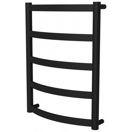 Чорна рушникосушка Maxima 5 RAL9005 драбинка 550x432, black
