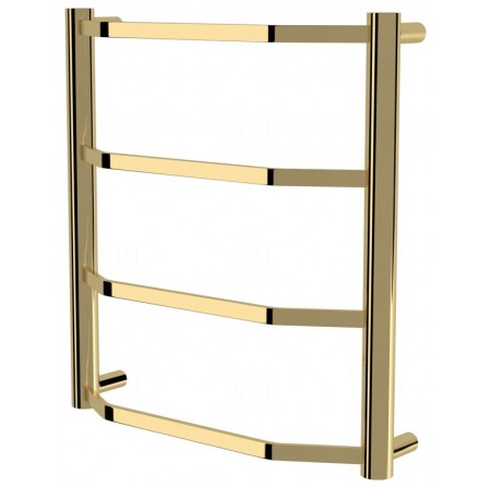Золота рушникосушка Luxe 4 драбинка 450x432, gold