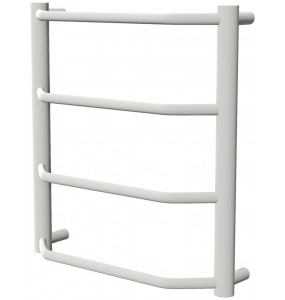 Сушарка для рушників Standart 4 біла RAL9016 драбинка 450x432, white