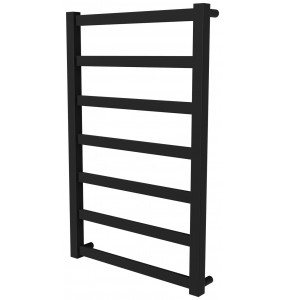 Сушарка для рушників Extra 7 чорна RAL9005 драбинка 750x480, black
