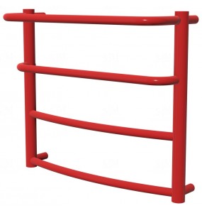 Червона сушарка для рушників Grosse 4 RAL3020 драбинка 450x532, red