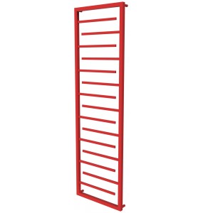Червона сушарка для рушників Prestige 15 RAL3020 драбинка 1650x530, red