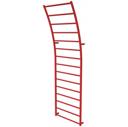 Червона сушарка для рушників Wave 15 RAL3020 драбинка 1540x475, red