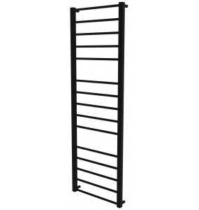 Сушарка для рушників Sonnet 15 чорна RAL9005 драбинка 1450x480, black