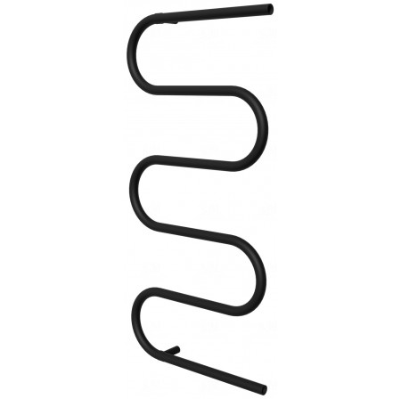 Рушникосушка Змійка 5 чорна RAL9005 945x450, black