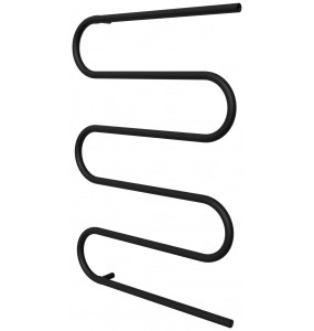 Рушникосушка Змійка 5 чорна RAL9005 945x650, black