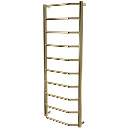 Золота рушникосушка Standart 10 драбинка 1050x432, gold
