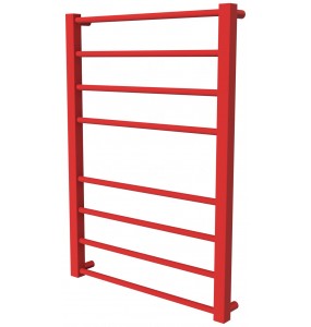 Червона рушникосушка Sonnet 8 RAL3020 драбинка 750x530, red