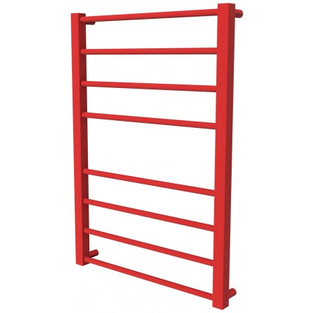 Червона рушникосушка Sonnet 8 RAL3020 драбинка 750x530, red