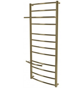 Золота рушникосушка Safo 12 драбинка 1100x432, gold