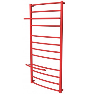 Червона сушарка для рушників Safo 12 RAL3020 драбинка 1100x532, red
