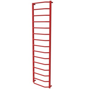 Червона сушарка для рушників Standart 15 RAL3020 драбинка 1550x432, red
