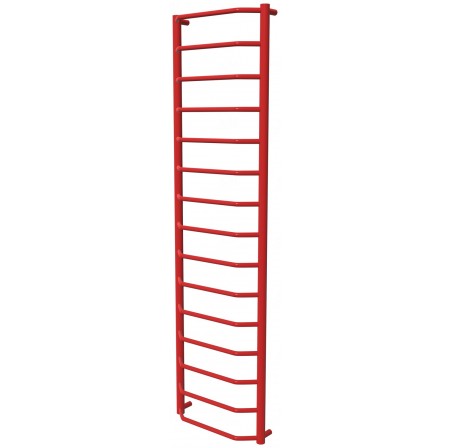 Червона сушарка для рушників Standart 15 RAL3020 драбинка 1550x432, red