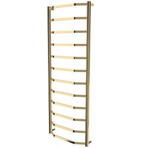 Сушарка для рушників Luxe 12 золото драбинка 1250x482, gold