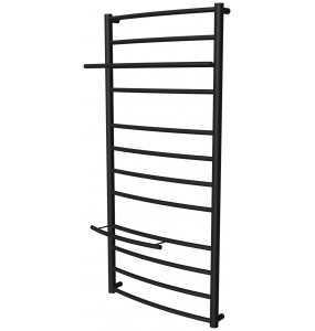 Сушарка для рушників Safo 12 чорна RAL9005 драбинка 1100x532, black