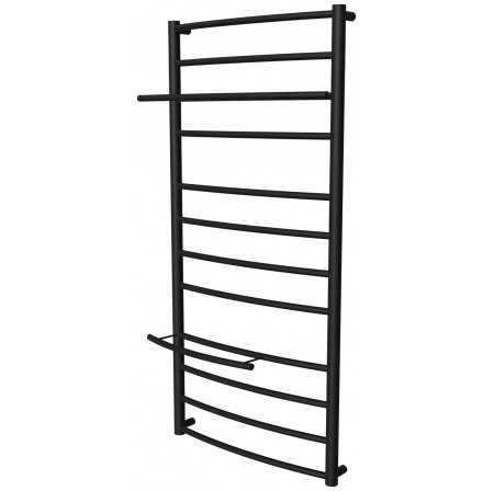 Сушарка для рушників Safo 12 чорна RAL9005 драбинка 1100x532, black