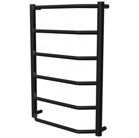 Сушарка для рушників Standart 6 чорна RAL9005 драбинка 650x482, black