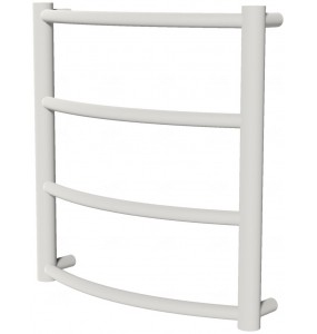 Біла сушка для рушників Classic 4 RAL9016 драбинка 450x432, white