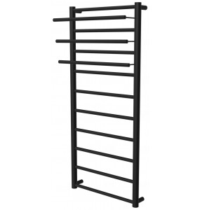 Чорна рушникосушилка Elegant 10 RAL9005 драбинка 1050x432, black