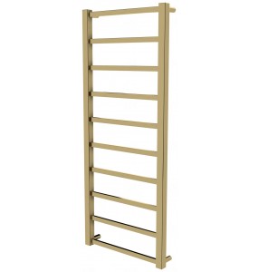 Рушникосушка Quatro 10 золото драбинка 1050x430, gold