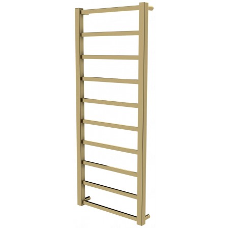 Рушникосушка Quatro 10 золото драбинка 1050x430, gold