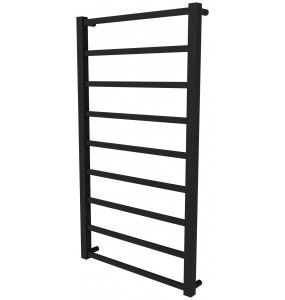Рушникосушка Quatro 9 чорна RAL9005 драбинка 950x530, black