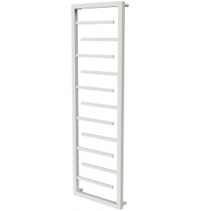 Біла рушникосушка Prestige 11 RAL9016 драбинка 1250x430, white