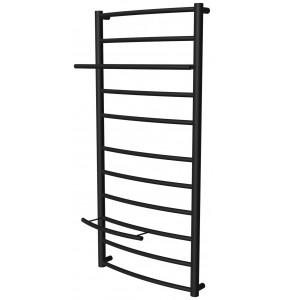Чорна сушарка для рушників Safo 11 RAL9005 драбинка 1000x432, black