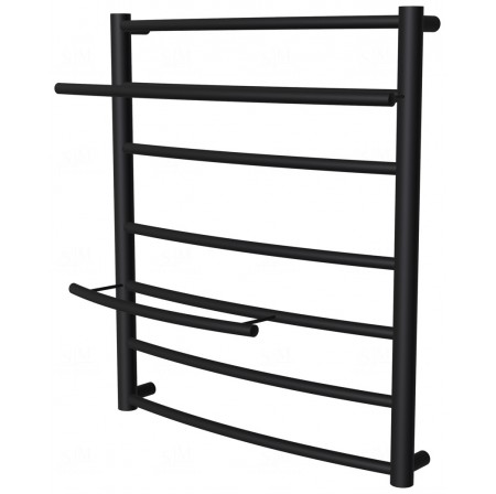 Чорна рушникосушка Safo 7 RAL9005 драбинка 600x532, black