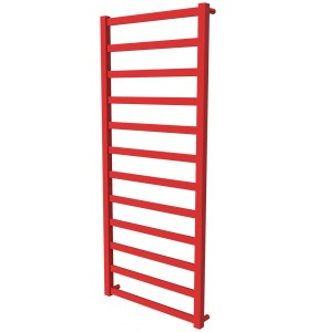 Червона рушникосушка Extra 12 RAL3020 драбинка 1250x530, red