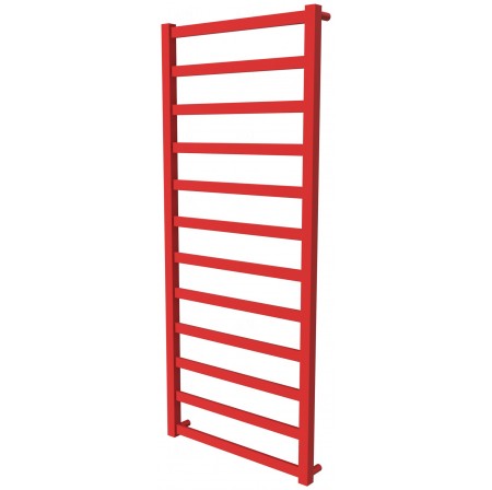 Червона рушникосушка Extra 12 RAL3020 драбинка 1250x530, red