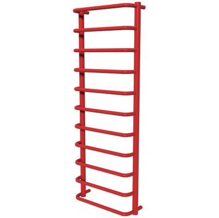 Червона рушникосушка Modern 11 RAL3020 драбинка 1150x432, red
