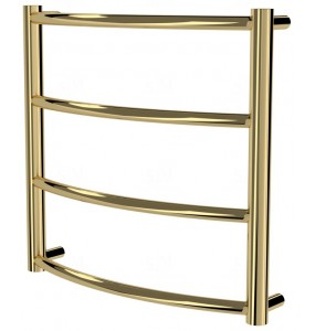 Золота рушникосушилка Classic 4 драбинка 450x482, gold